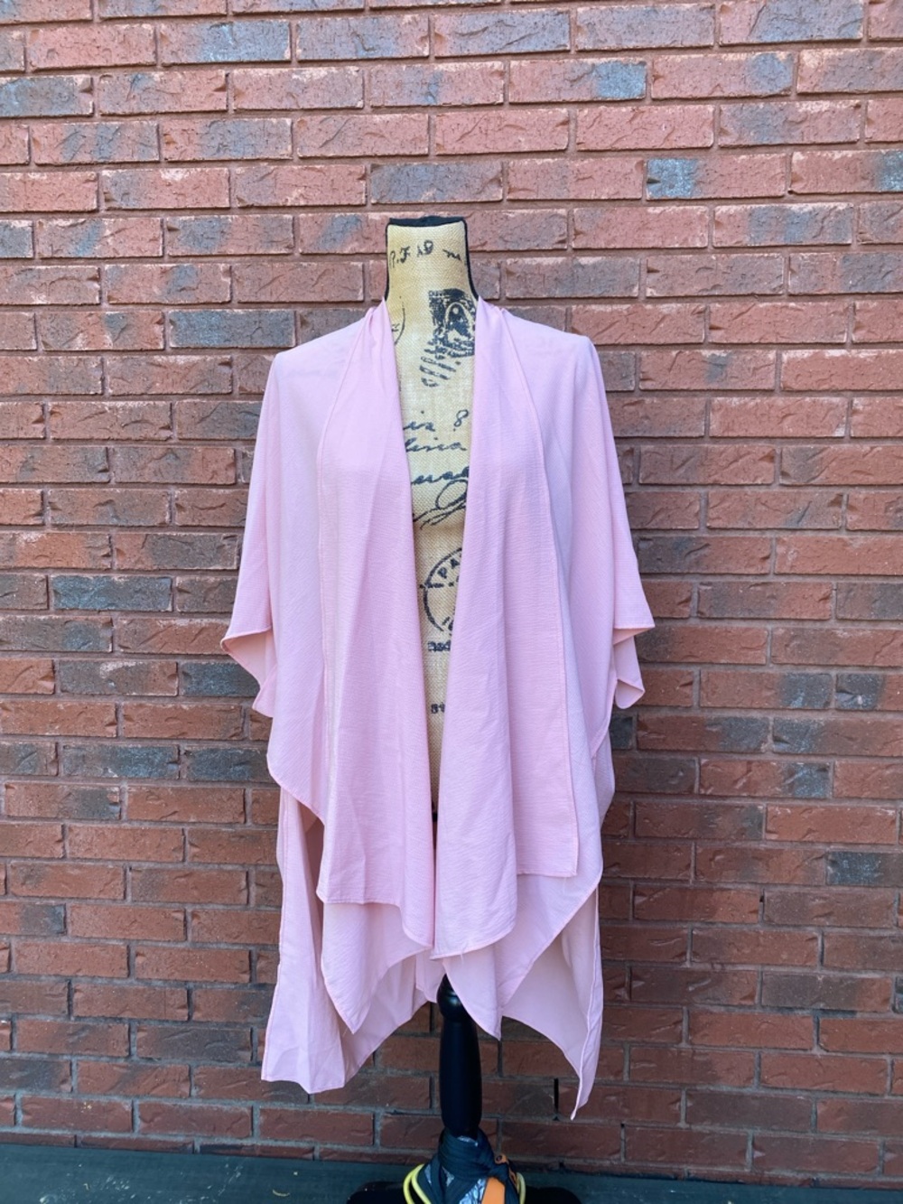 NWT Light Pink Draped Women's Swim Coverup OS